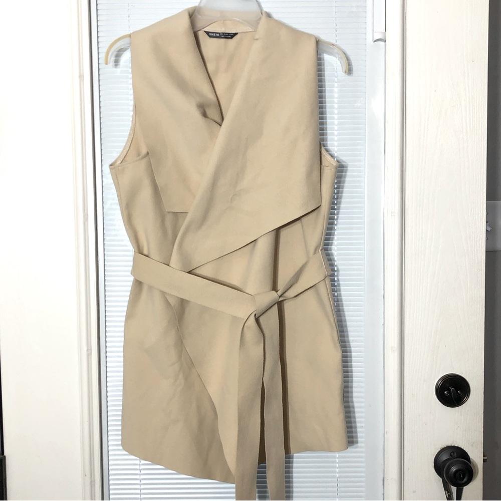 SHEIN Wrap vest Sz L